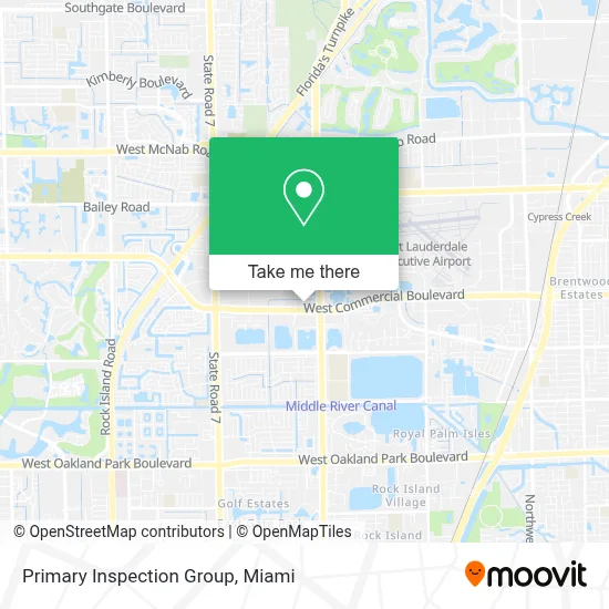 Primary Inspection Group map