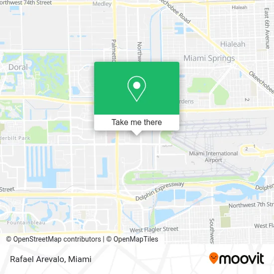 Rafael Arevalo map