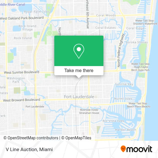 V Line Auction map