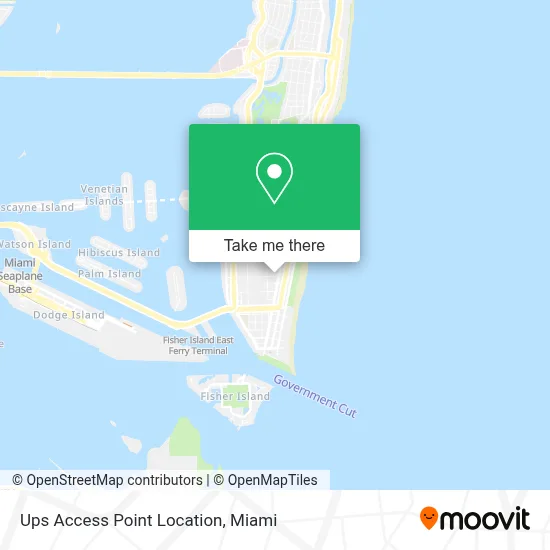 Ups Access Point Location map