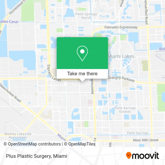 Plus Plastic Surgery map