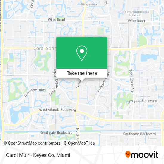 Carol Muir - Keyes Co map