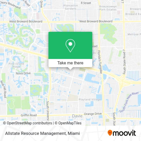 Allstate Resource Management map