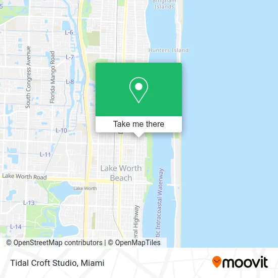 Tidal Croft Studio map
