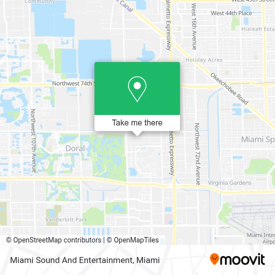 Miami Sound And Entertainment map