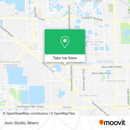 Auto Studio map