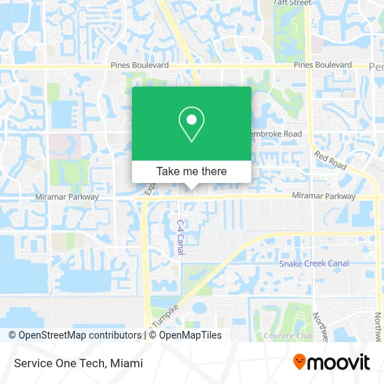 Service One Tech map