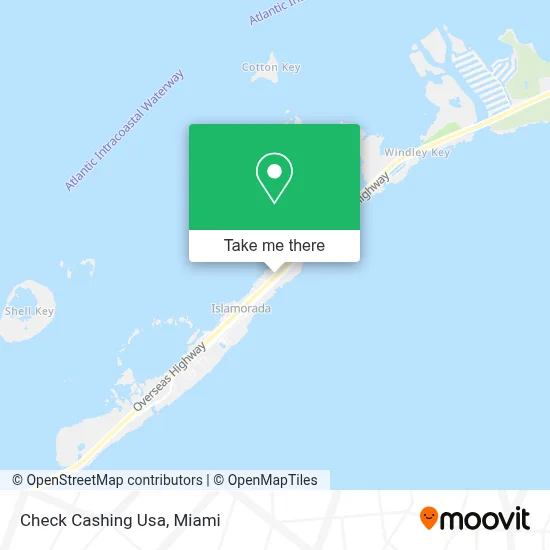 Check Cashing Usa map