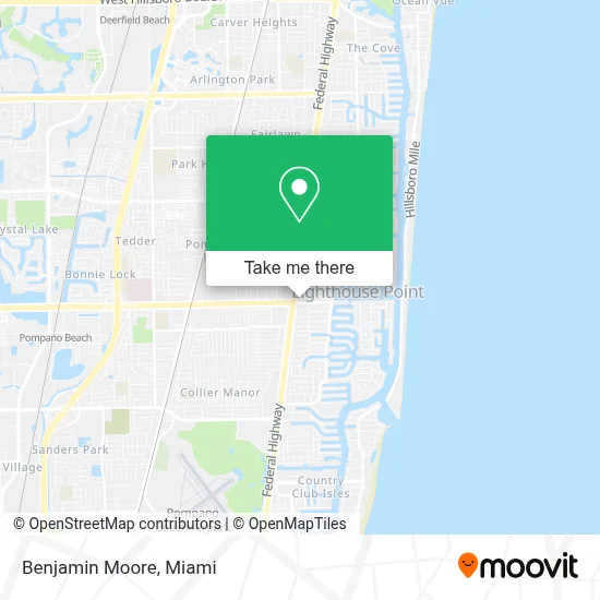 Benjamin Moore map