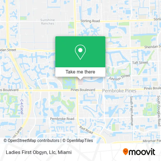 Ladies First Obgyn, Llc map