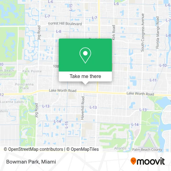 Bowman Park map