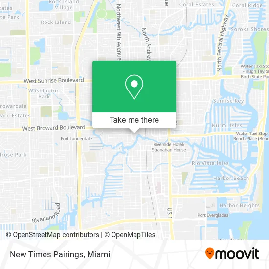 New Times Pairings map