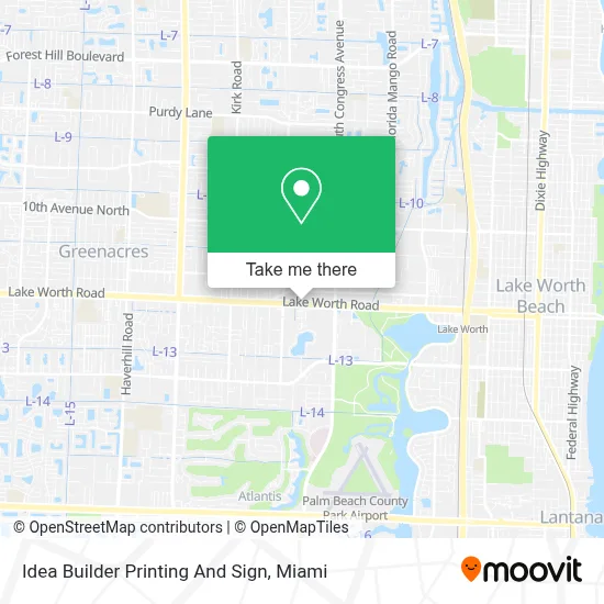 Idea Builder Printing And Sign map