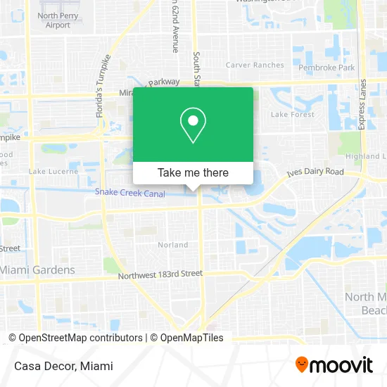 Casa Decor map