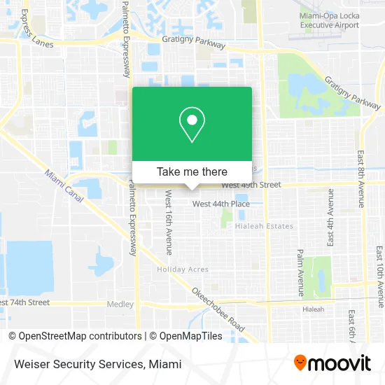 Weiser Security Services map