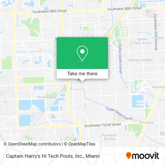 Captain Harry's Hi Tech Pools, Inc. map