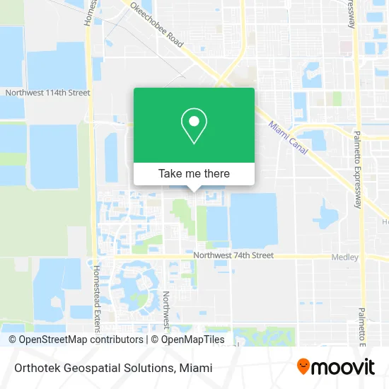 Orthotek Geospatial Solutions map