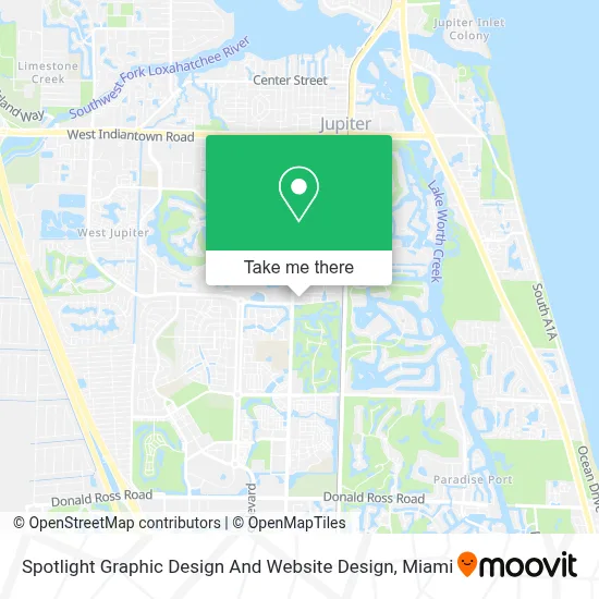 Spotlight Graphic Design And Website Design map