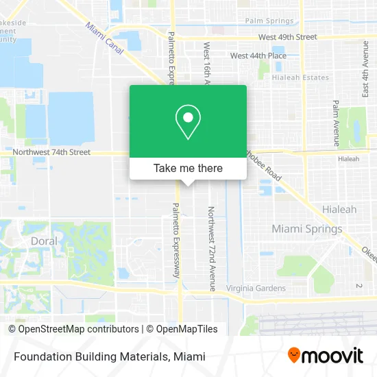 Foundation Building Materials map