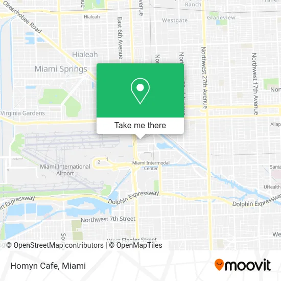 Homyn Cafe map