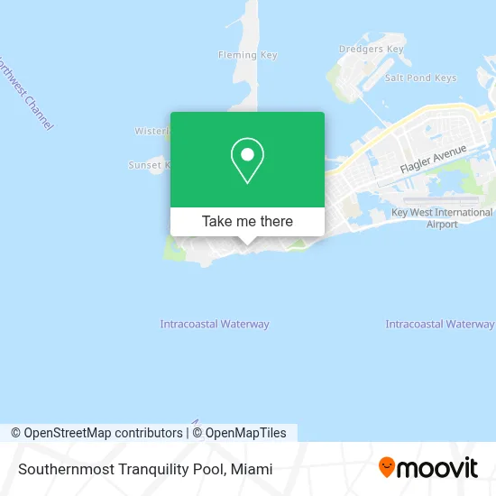 Southernmost Tranquility Pool map