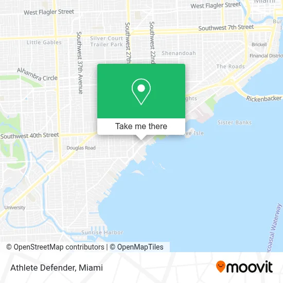 Athlete Defender map