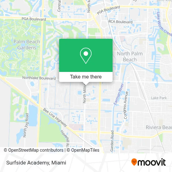 Surfside Academy map