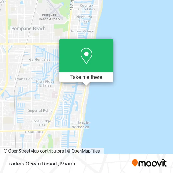 Traders Ocean Resort map