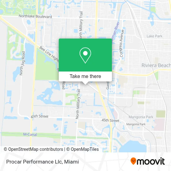 Procar Performance Llc map