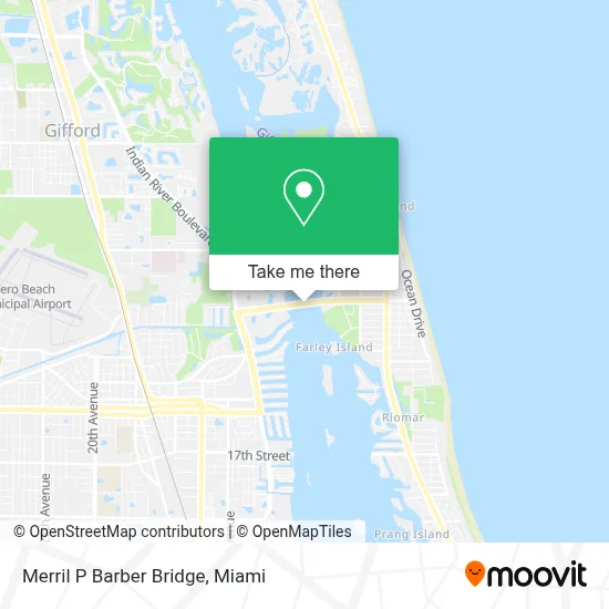 Merril P Barber Bridge map