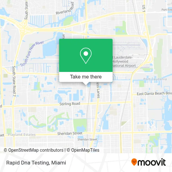 Rapid Dna Testing map