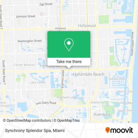 Synchrony Splendor Spa map