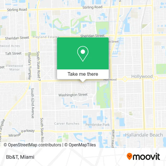 Bb&T map