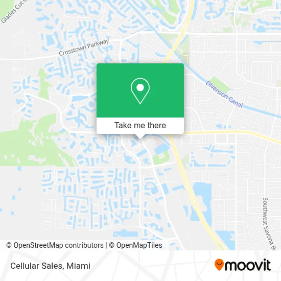 Cellular Sales map
