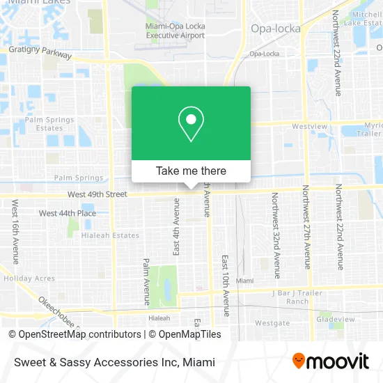 Sweet & Sassy Accessories Inc map