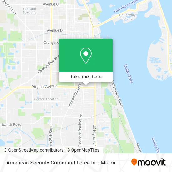 American Security Command Force Inc map