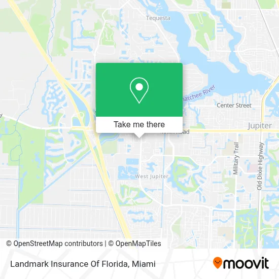 Landmark Insurance Of Florida map