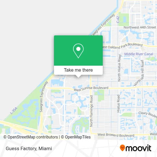 Guess Factory map