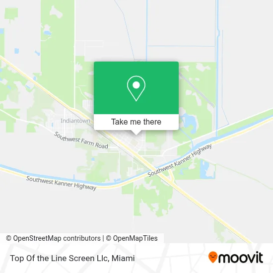 Top Of the Line Screen Llc map