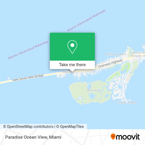 Paradise Ocean View map