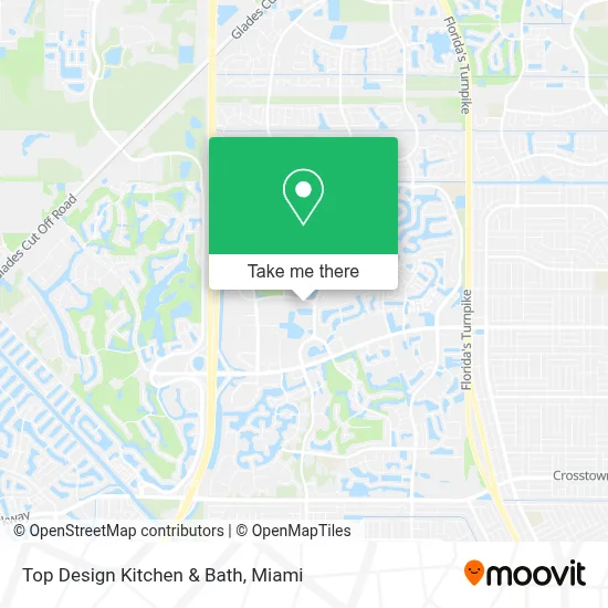 Top Design Kitchen & Bath map