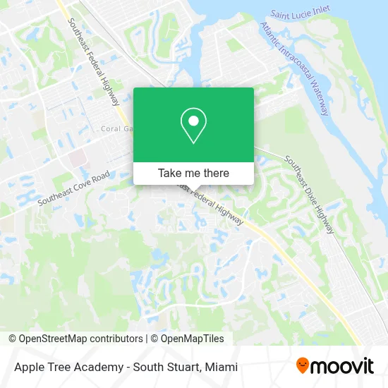 Apple Tree Academy - South Stuart map