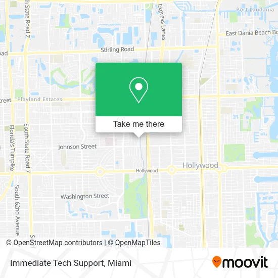 Immediate Tech Support map