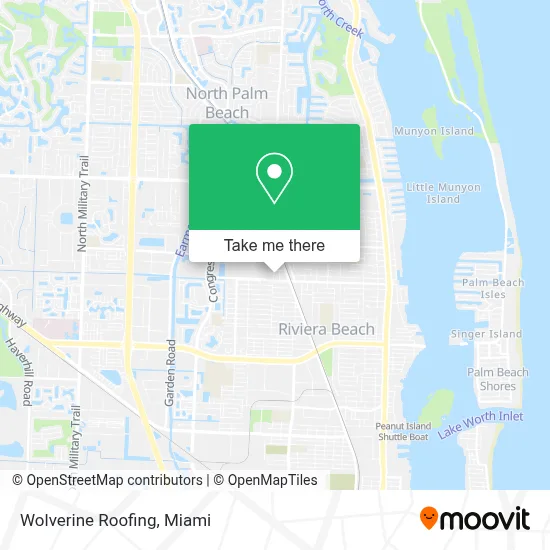 Wolverine Roofing map