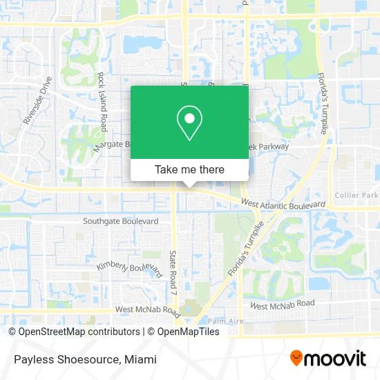 Payless Shoesource map