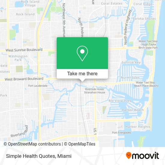 Simple Health Quotes map