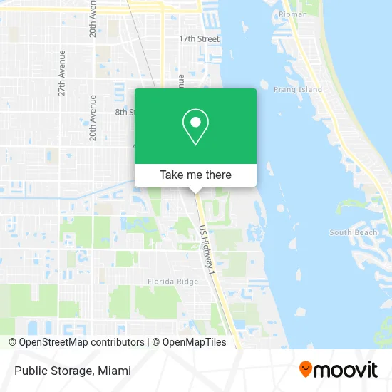 Public Storage map