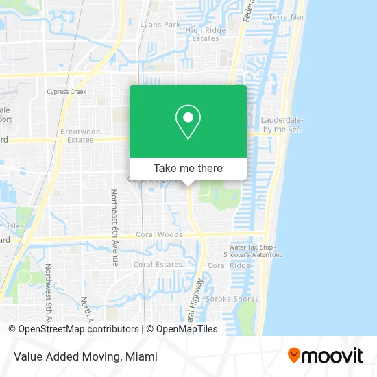 Value Added Moving map