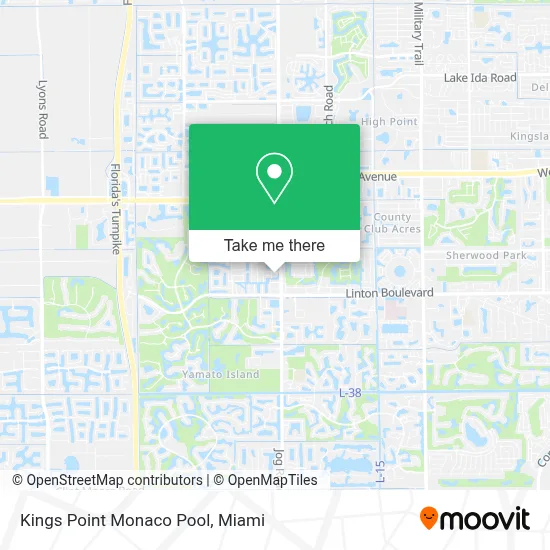 Kings Point Monaco Pool map