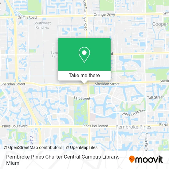 Pembroke Pines Charter Central Campus Library map